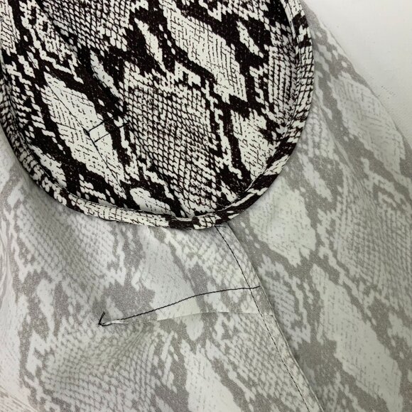 A.L.C. Anise Snake Skin Python Print Sleeveless Blouse Top Sz 6 - Picture 7 of 16
